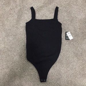 Express Black tank bodysuit